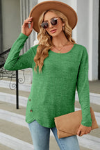 Round Neck Long Sleeve T-shirt (20)