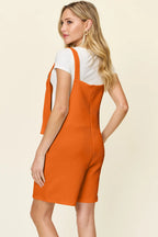 Full Size Texture Sleeveless Romper (3)