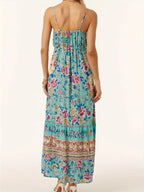 Printed Scoop Neck Midi Cami Dress (3)