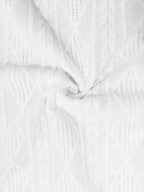Textured Notched Short Sleeve Blouse (5)