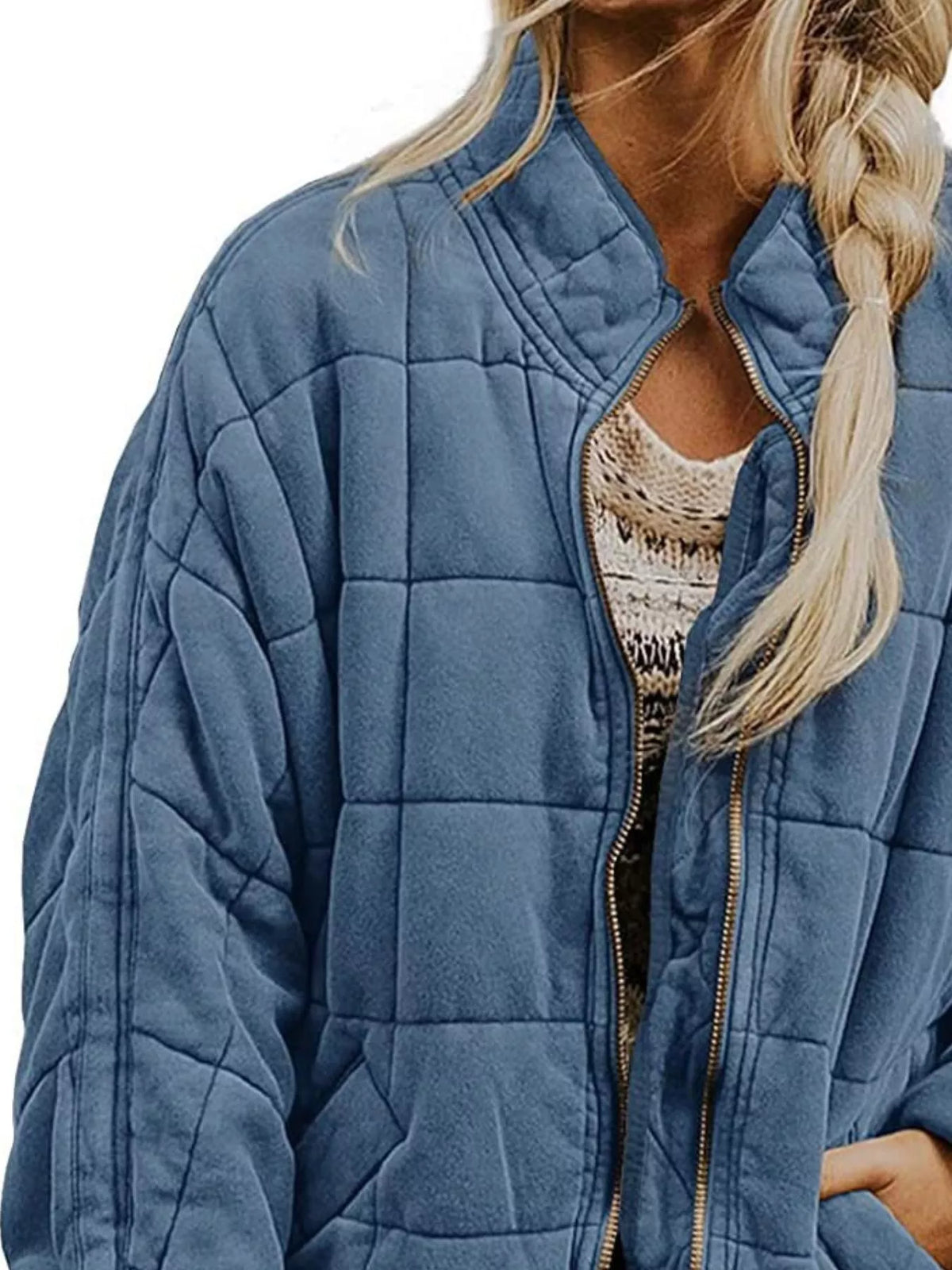 Quilted Zip Up Outerwear (26)
