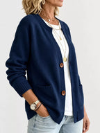 Full Size Button-down Knit Cardigan Plus (7)