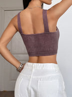 Ribbed Scoop Neck Crop Tank Top (6)