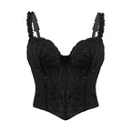 Corset Asymmetrical Floral Vest variant CJLS306056901AZ|CJLS306056902BY|CJLS306056903CX|CJLS306056904DW|CJLS306056905EV