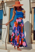 Casual Print Bohemian Midi Skirt variant CJQZ226582901AZ|CJQZ226582902BY|CJQZ226582903CX|CJQZ226582904DW