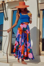 Casual Print Bohemian Midi Skirt variant CJQZ226582901AZ|CJQZ226582902BY|CJQZ226582903CX|CJQZ226582904DW
