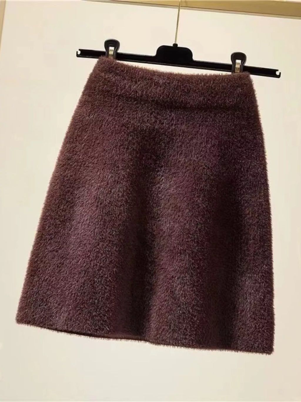 Plush Knit Mini Skirt (3)