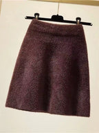 Plush Knit Mini Skirt (3)