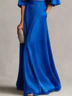 Full Size Satin Crop Top Maxi Skirt Two-piece Set Plus (12)