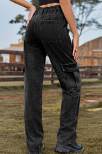 Loose Fit Long Jeans Pockets (7)