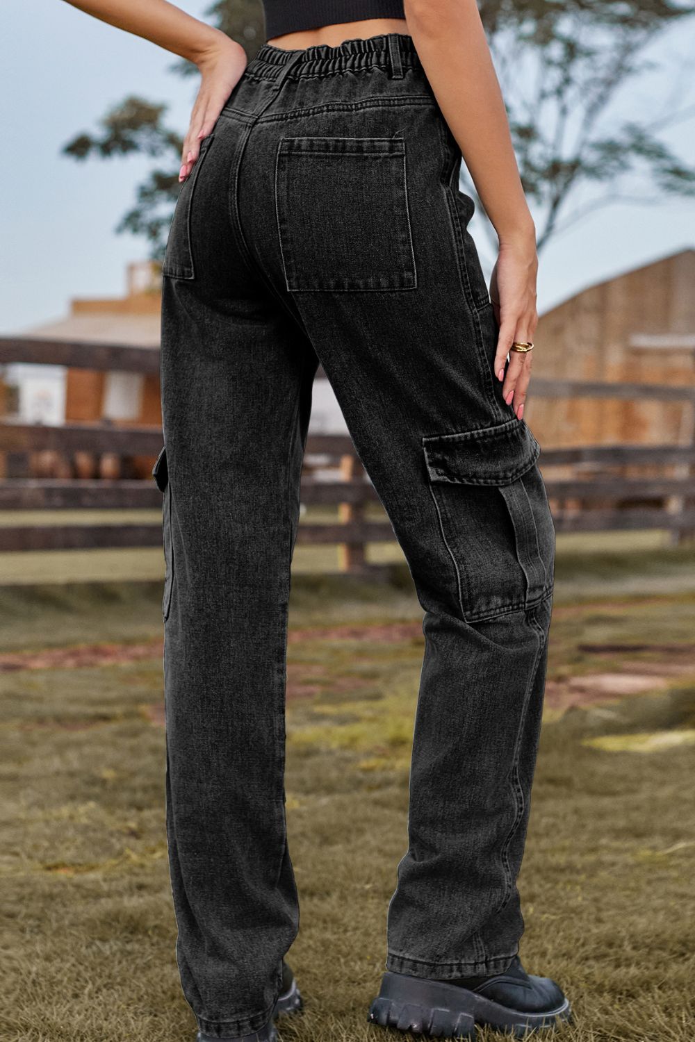 Loose Fit Long Jeans Pockets (7)