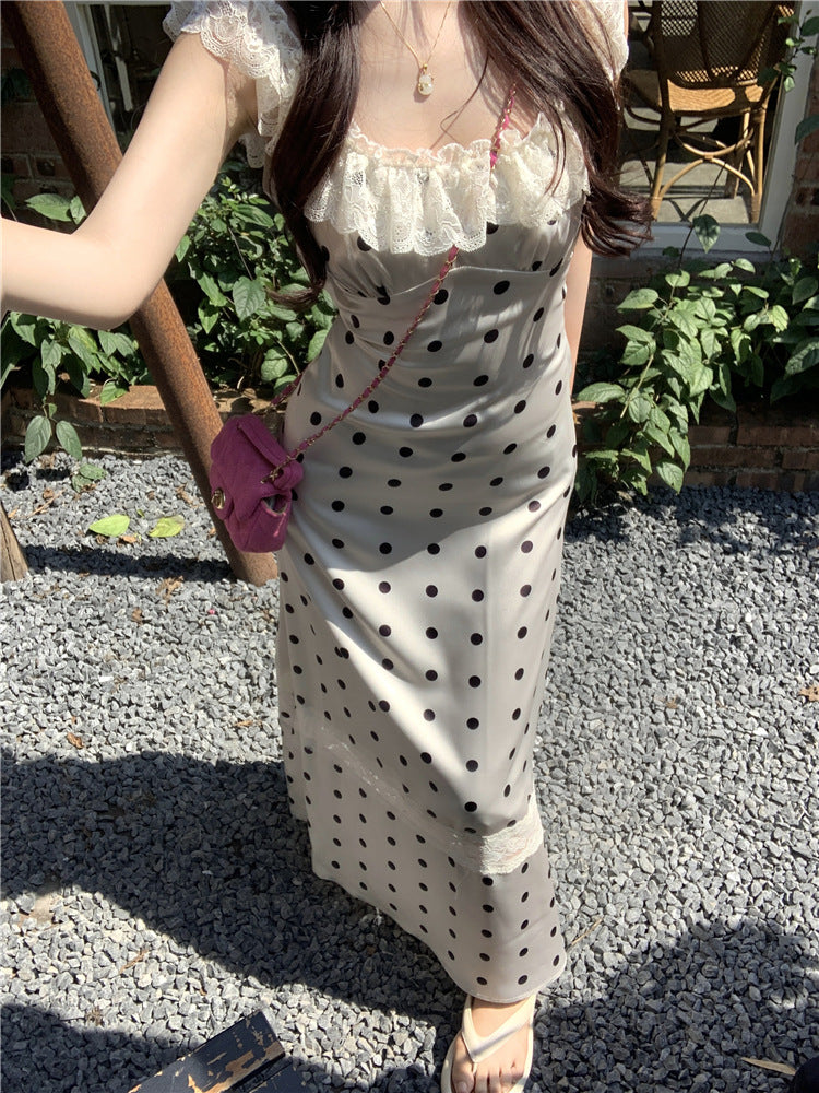 Polka Dot Brace Dress photo 12