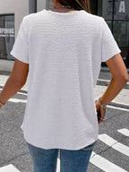 Textured Short Sleeve Top (6)