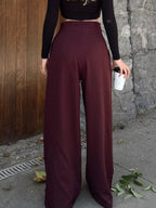 High-waisted Pleated Wide-leg Pants (9)