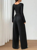 Scoop Neck Wide Leg Jumpsuit (4)
