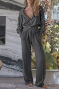Zip-up Hoodie Pants Active Set