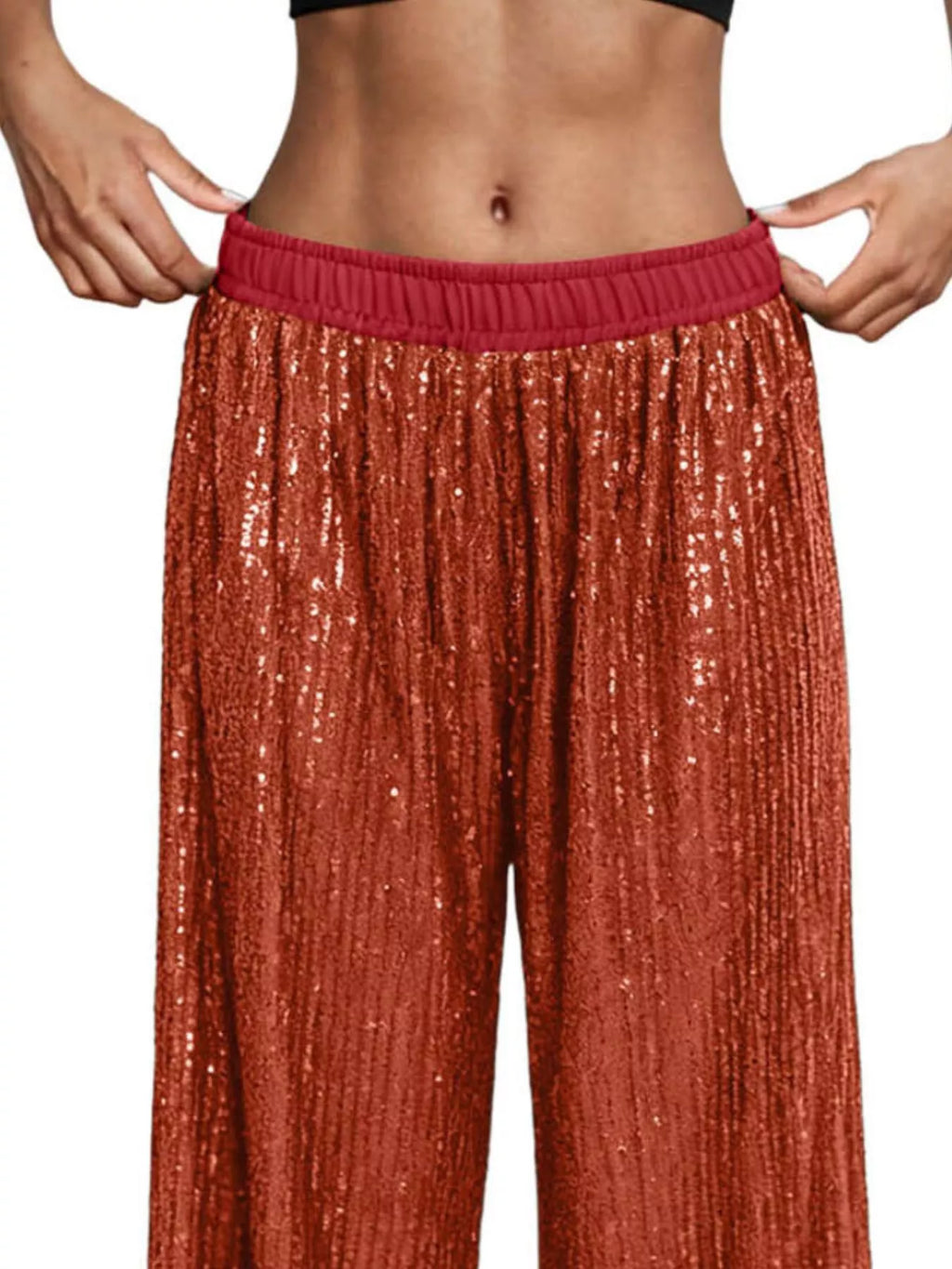 Sequin Wide-leg Pants (14)