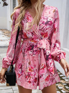 Tied Surplice Long Sleeve Romper (5)