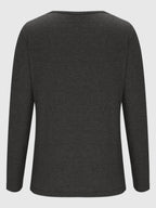 Crisscross V-neck Long Sleeve T-shirt (5)