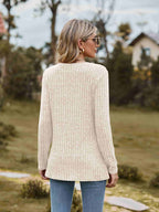 Ribbed Round Neck Long Sleeve Tee (20)
