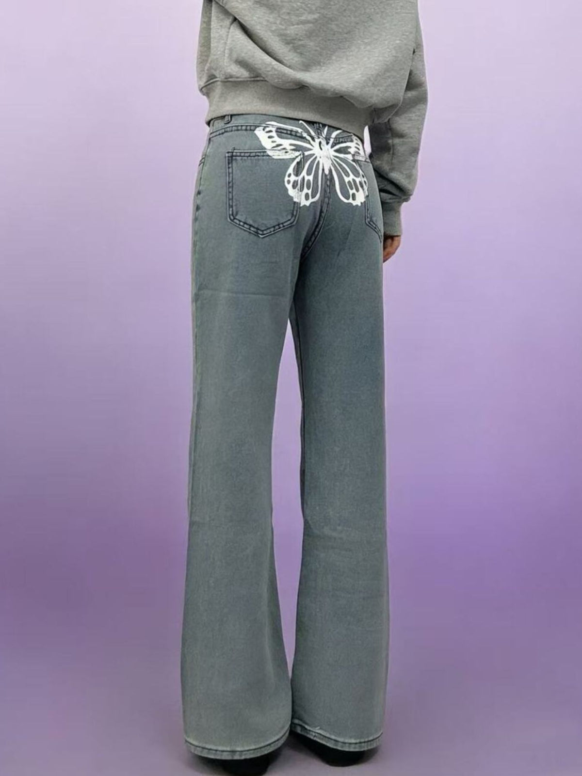 Butterfly Back Wide Leg Jeans (10)