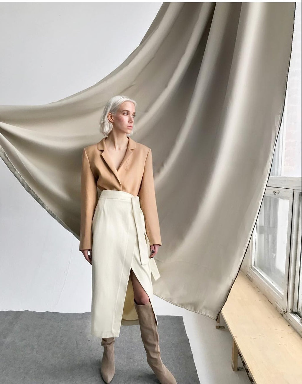 Padded Skirt Long photo 3
