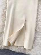 Slit Knit Midi Skirt (10)