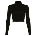 Hollow Slim-fit Lace-up Long-sleeved Top Bottoming Shirt variant CJLS118759401AZ|CJLS118759402BY|CJLS118759403CX