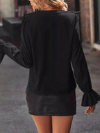 Ruffled Flounce Sleeve Blouse (21)