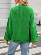 Cable Knit Button-up Cardigan (21)