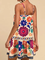 Floral Print Sleeveless Mini Dress (5)