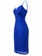 Sleeveless Sequin Embellished Bodycon Mini Cami Dress (8)