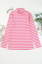 Striped Mock Neck Long Sleeve Top (11)