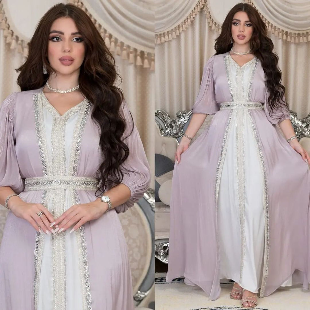 Bright Silk Satin Dress photo 3