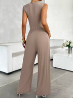 Round Neck Sleeveless Wide Leg Jumpsuit (2)