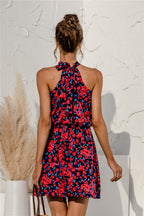Floral Tied Sleeveless Mini Dress (16)