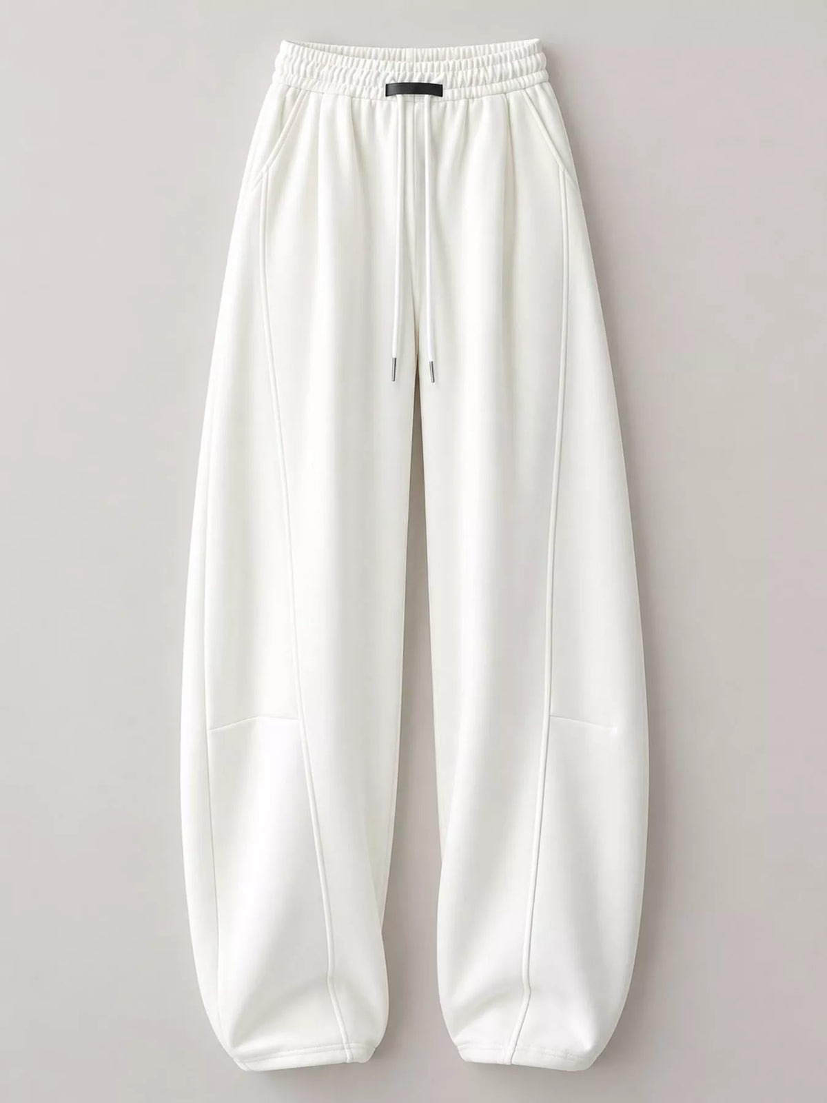 Full Size Drawstring Loose Fit Wide-leg Sweatpants Plus (32)