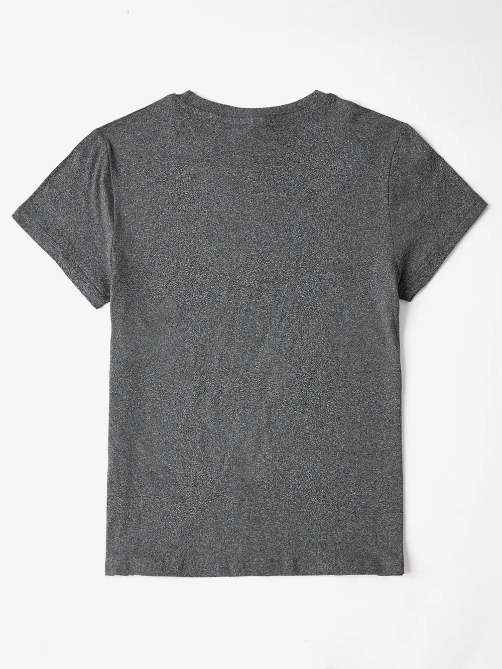 Happy Round Neck Short Sleeve T-shirt (20)