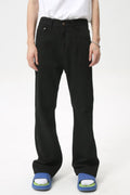 Mid Rise Jeans Pockets