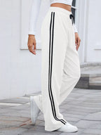 Side Striped Wide Leg Pants (13)