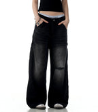 American Retro Tattered Jeans photo 3