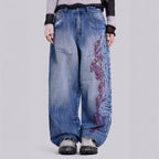 Jeans Wide Leg Pants Loose Trousers photo 1