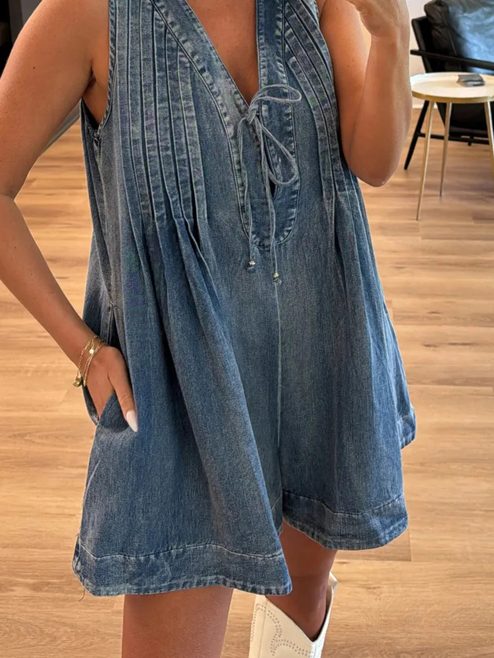 Tied Romper Pockets (7)