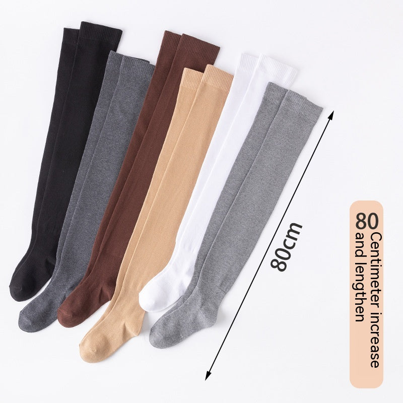 Lengthened Overknee Cotton Socks photo 8