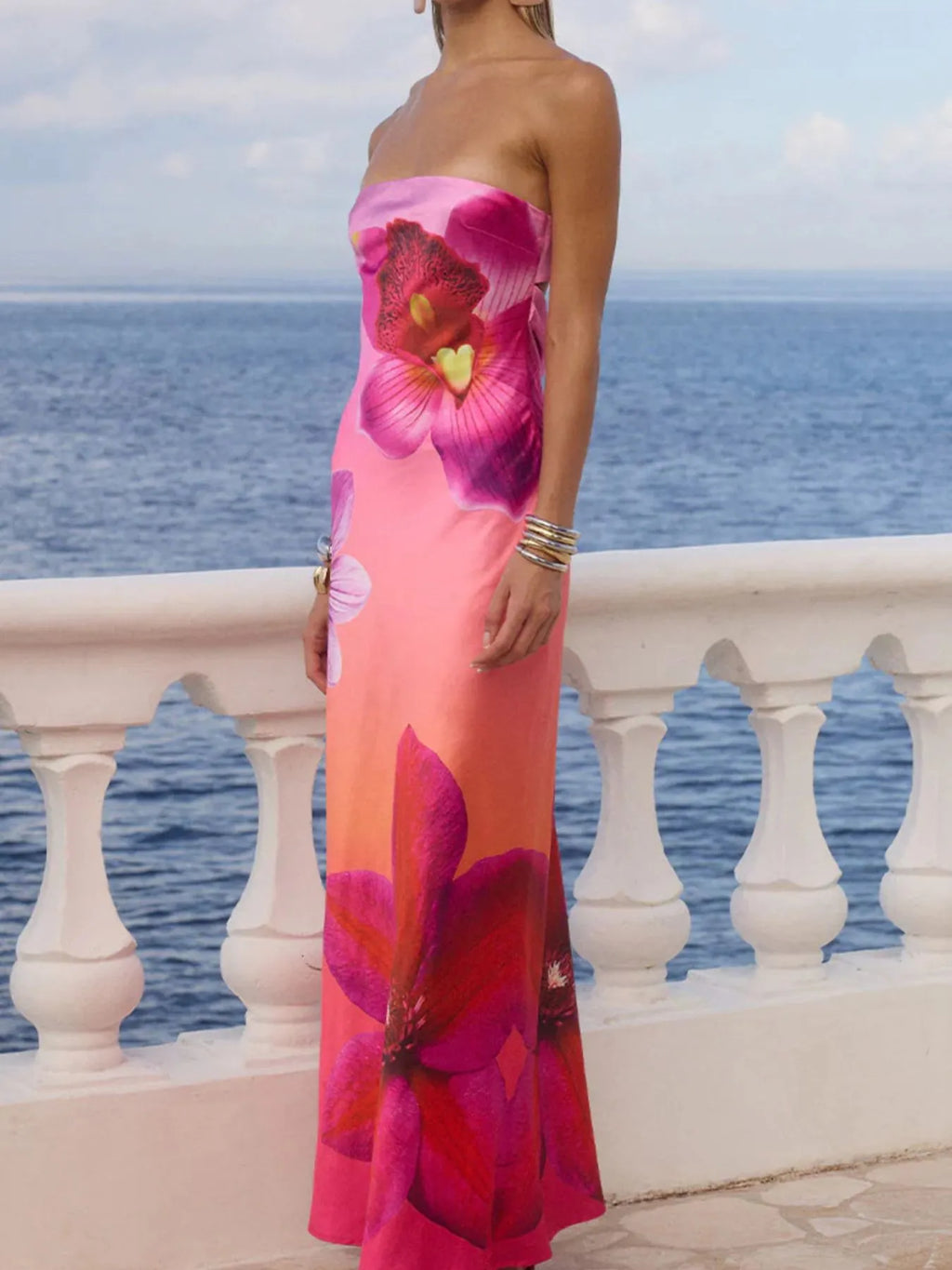 Printed Tube Maxi Dress (25)