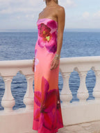 Printed Tube Maxi Dress (25)