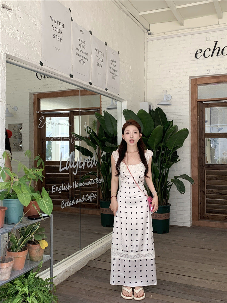 Polka Dot Brace Dress photo 4