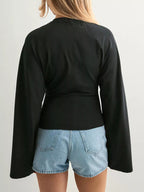 Full Size Long Sleeve Fitted T-shirt Plus (4)