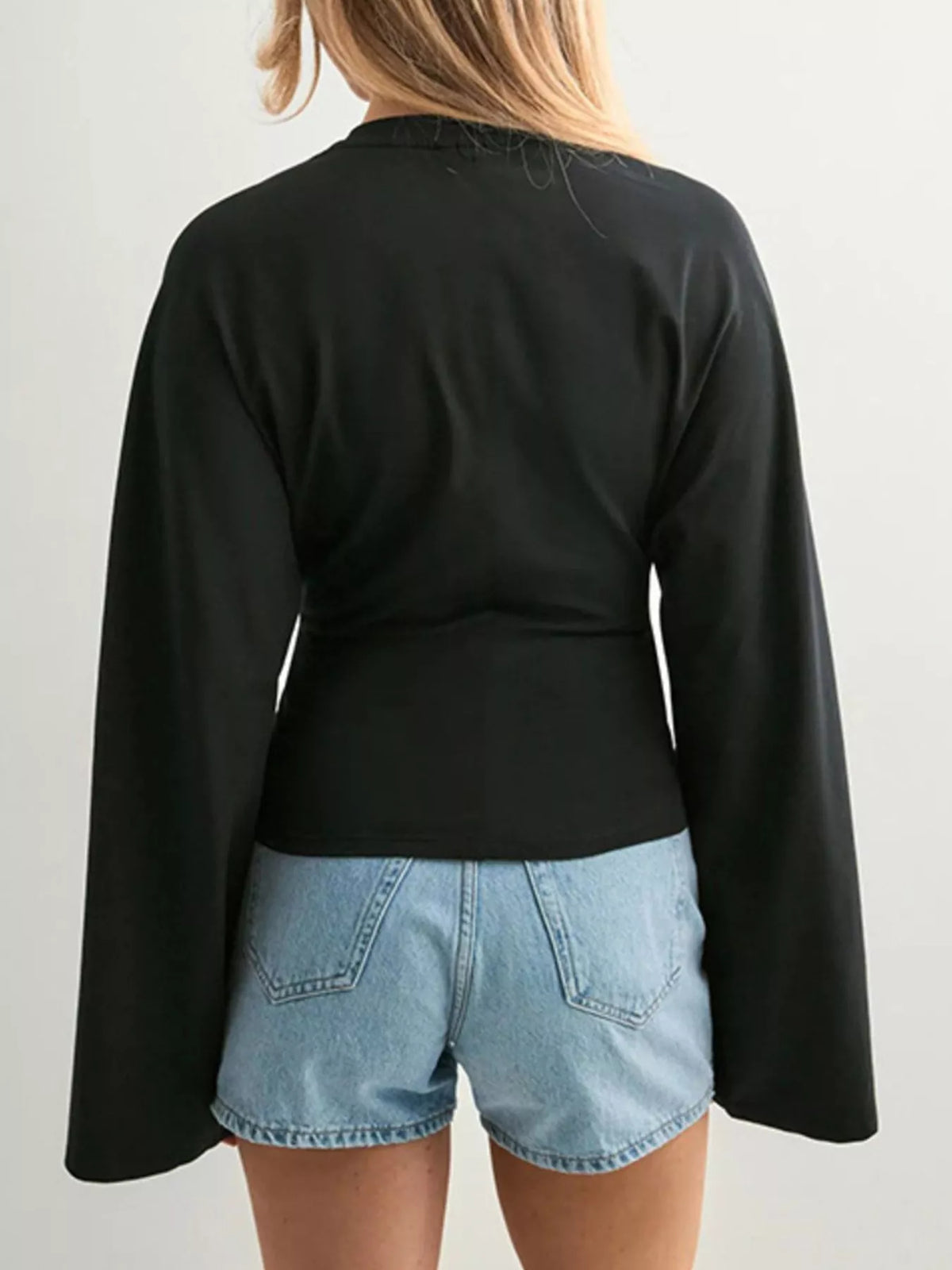 Full Size Long Sleeve Fitted T-shirt Plus (4)