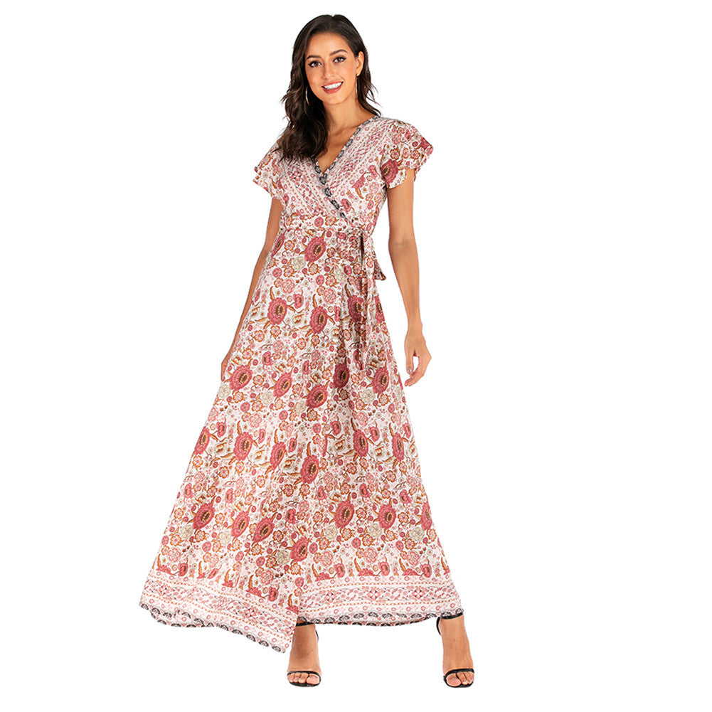 V-neck Split Dress photo 2